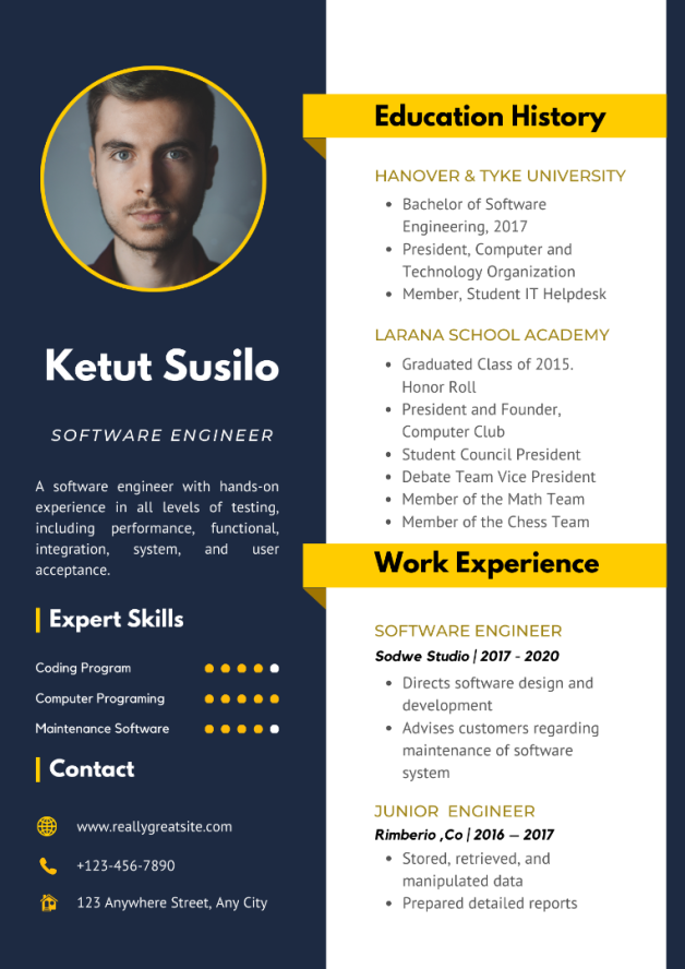 Sample Talent Profile 07