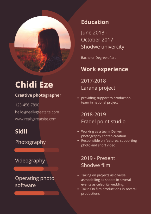 Sample Talent Profile 49