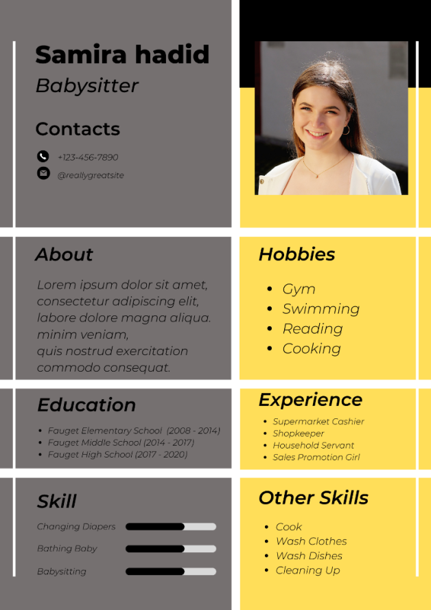 Sample Talent Profile 65