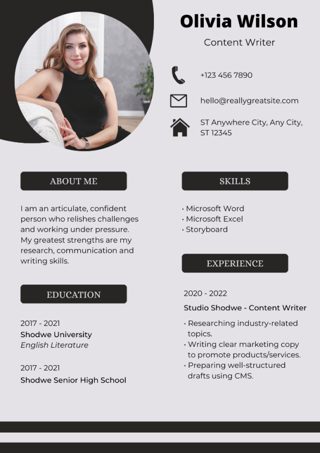 Sample Talent Profile 51
