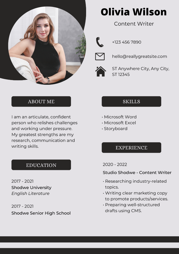 Sample Talent Profile 51